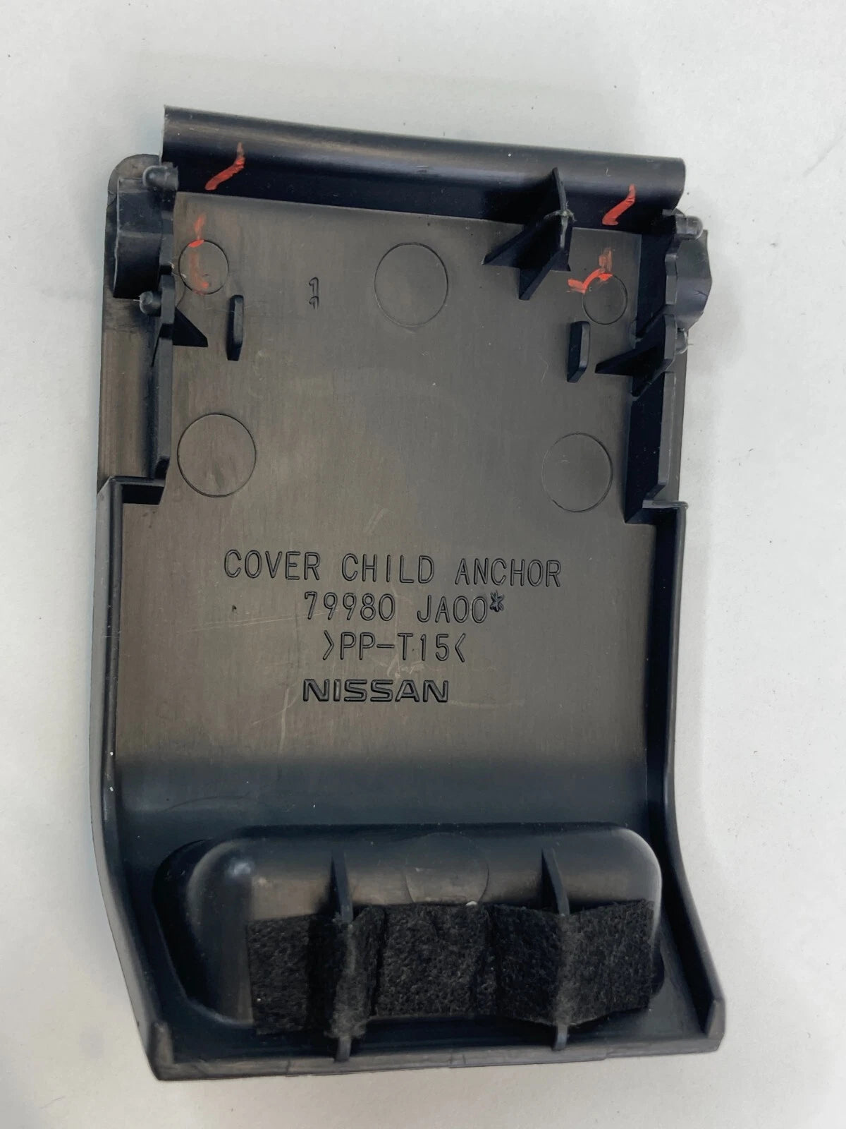 2007-2012 NISSAN ALTIMA REAR SEAT CHILD SAFETY ANCHOR HOOK CAP COVER 79980JA00