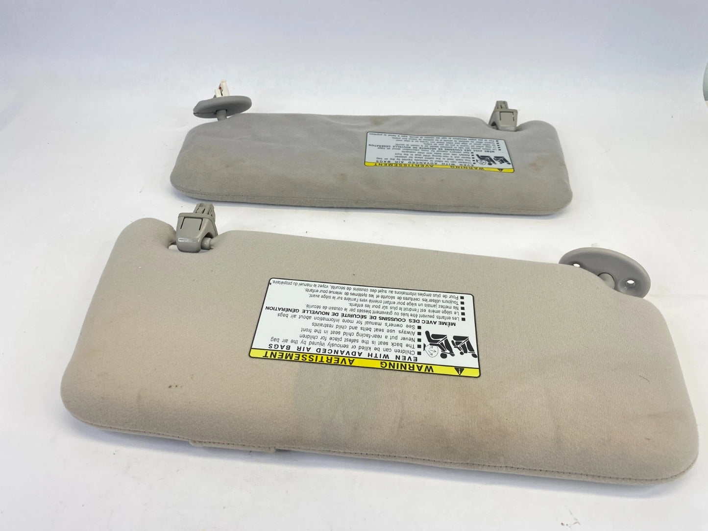 2009-2016 TOYOTA VENZA ROOF SUNVISOR SUN VISOR SHADE PAIR SET OEM