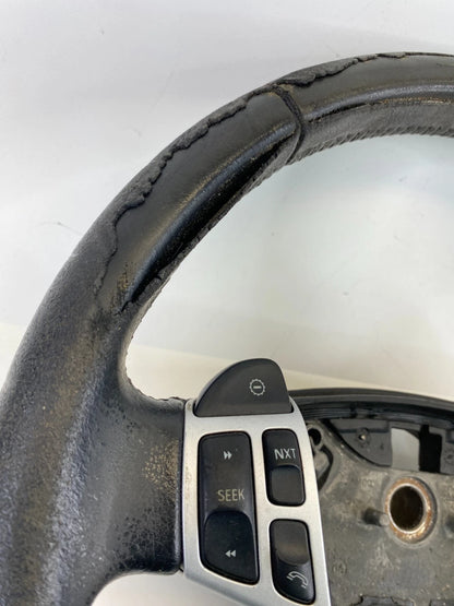 2005-2011 05 06 07 08 09 10 11 SAAB 9-3 STEERING WHEEL LEATHER BLACK OEM
