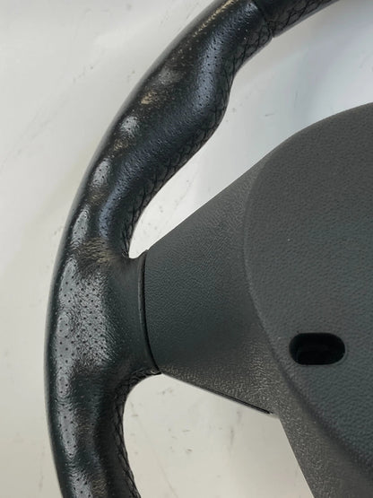 2005-2011 SAAB 9-3 STEERING WHEEL W/ AUDIO CONTROL LEATHER BLACK 12774365