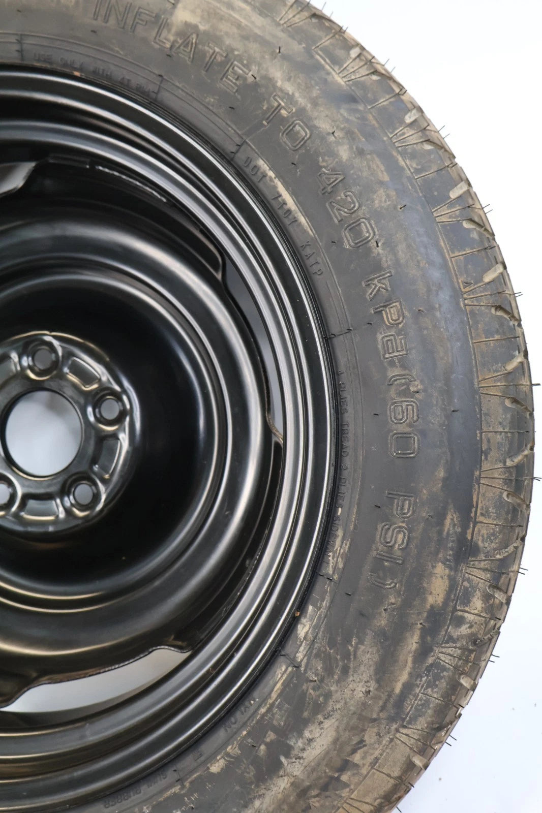2007-2011 HONDA CR-V CRV COMPACT SPARE TIRE WHEEL DONUT T155/90/R17 101M OEM