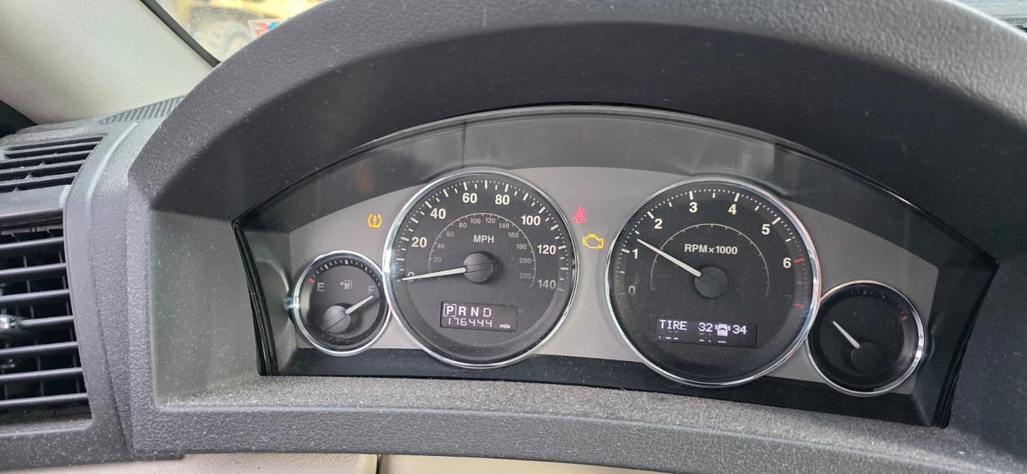 2008 JEEP GRAND CHEROKEE SPEEDOMETER CLUSTER GAUGES 176K MILES 05172417AG OEM