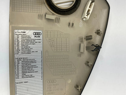 2007-2011 AUDI A6 DASH RIGHT PASSENGER SIDE END CAP COVER 4F2-857-086 OEM