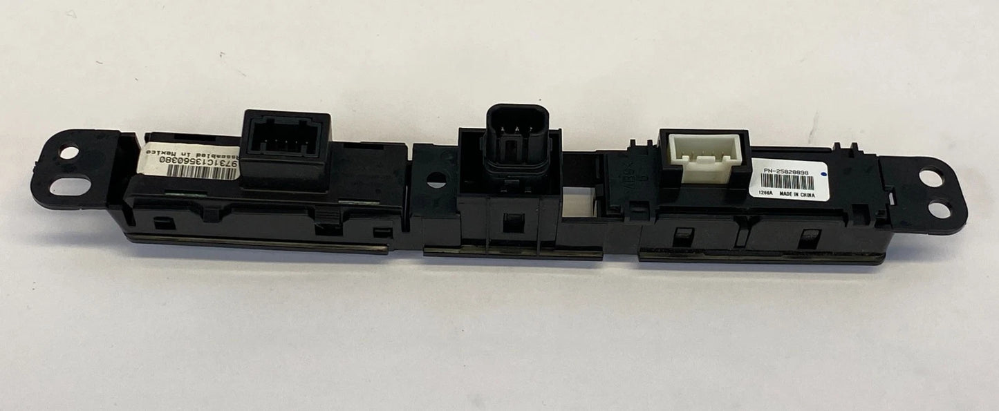 2009-2012 CHEVY TRAVERSE DASH HAZARD LIGHT INFO CONTROL SWITCH PANEL 25828898