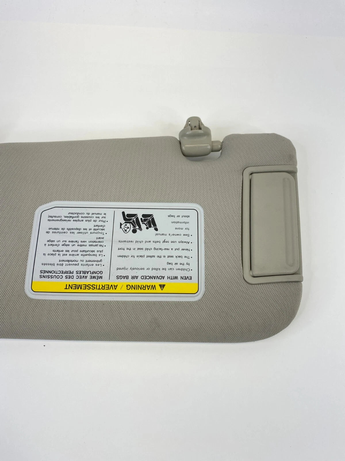 2007 2008 INFINITI FX35 FRONT RIGHT PASSENGER SIDE SUNVISOR SUN VISOR SHADE OEM