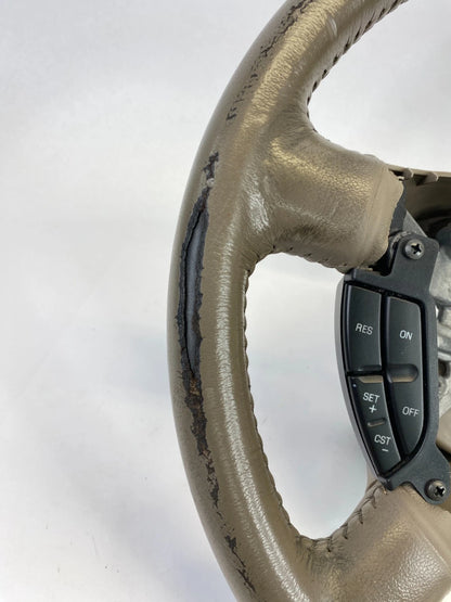 02-05 FORD EXPLORER MOUNTAINEER STEERING WHEEL W/ CRUISE & AUDIO CONTROL SWITCH