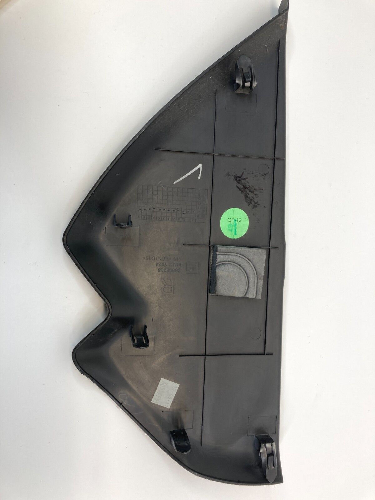 12-20 Chevrolet Sonic Dash Front Right Side End Cap Trim Cover Lid 96886258 OEM