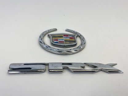04 05 06 07 08 09 Cadillac SRX Rear Chrome Emblem Logo Badge Set Pair OEM