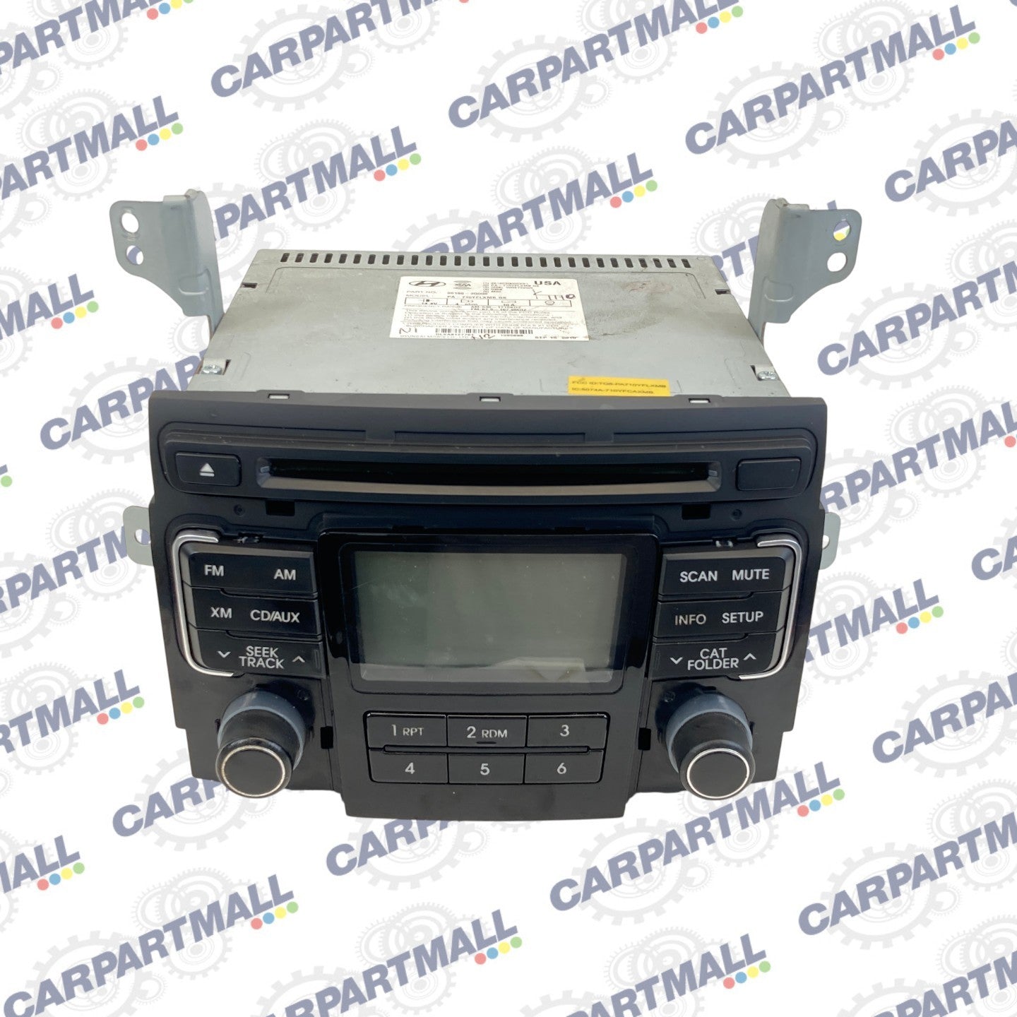 2011 Hyundai Sonata Radio AM/FM CD Player Receiver 96180-3Q000 OEM
