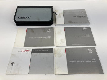 2006 NISSAN MAXIMA OWNERS MANUAL INFORMATION GUIDE BOOK SET W / CASE OEM