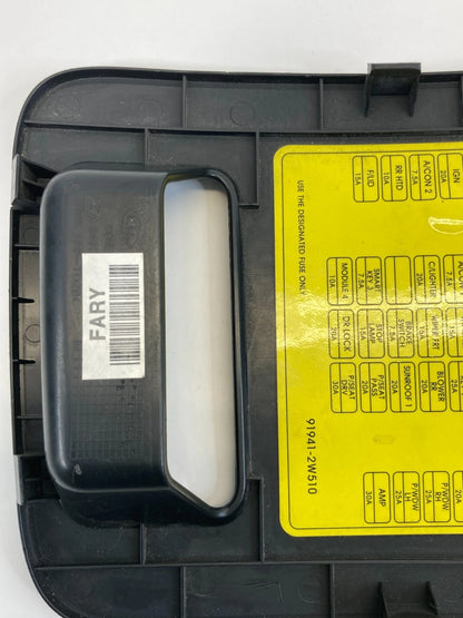 2013-2016 Hyundai Santa Fe Dash Lower Fuse Box Door Lid Trim Cover 91941-2W510