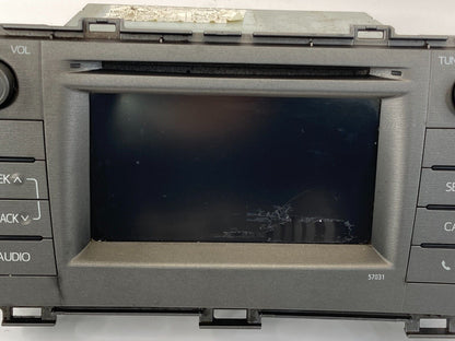 12-15 Toyota Prius AM FM Radio Receiver Information Display Screen 86140-47050