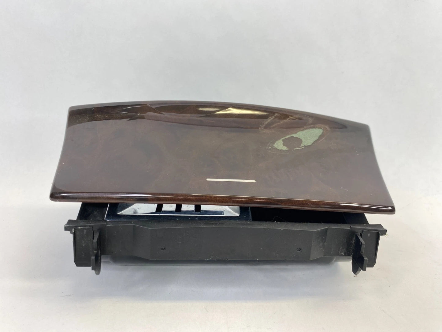 01-05 MERCEDES C240 C320 CENTER CONSOLE ASHTRAY COMPARTMENT WOOD OEM A2036804750