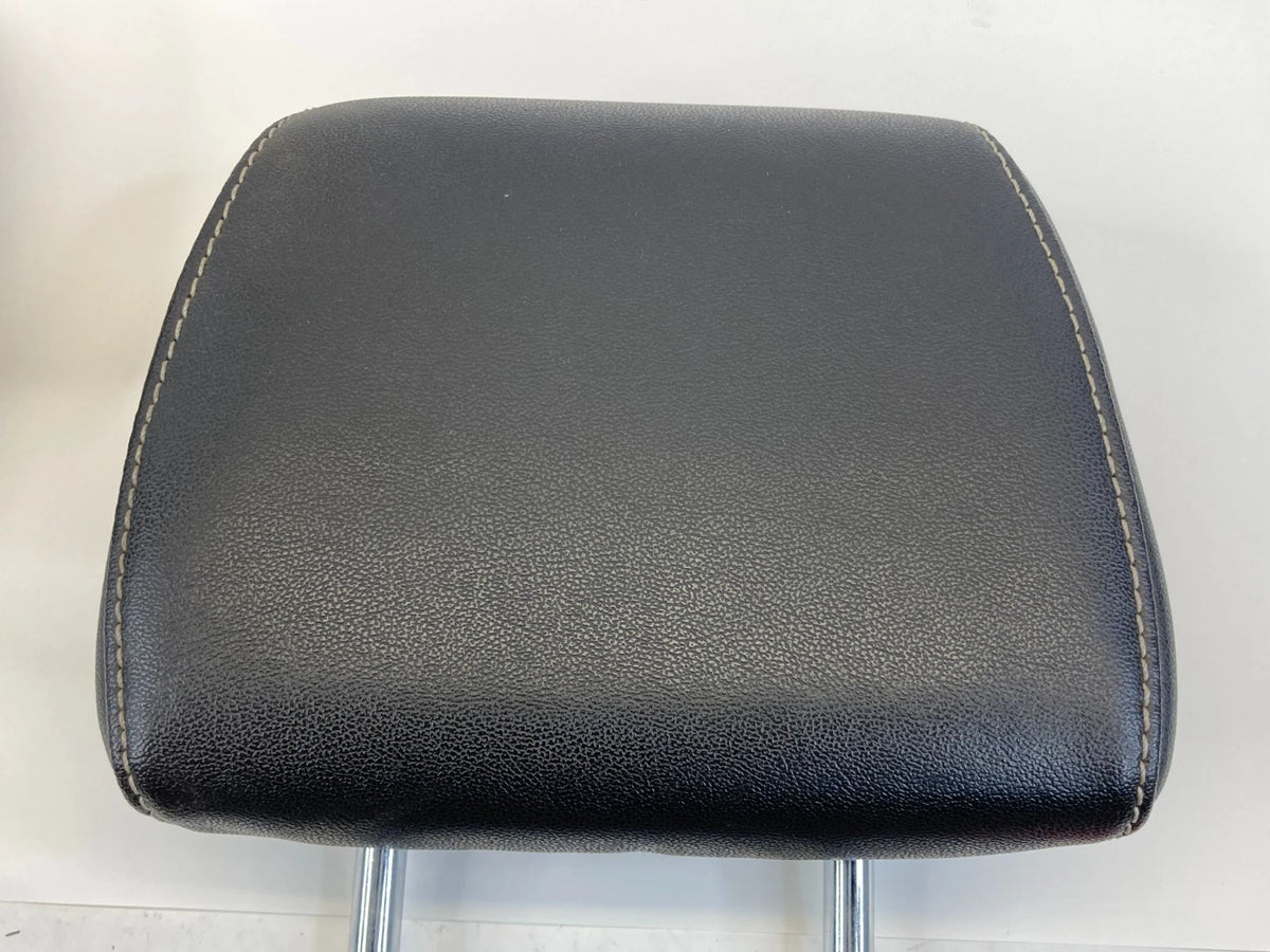 2009-2012 FORD FLEX BLACK LEATHER FRONT HEADRESTS PAIR LEFT RIGHT ASSEMBLY OEM