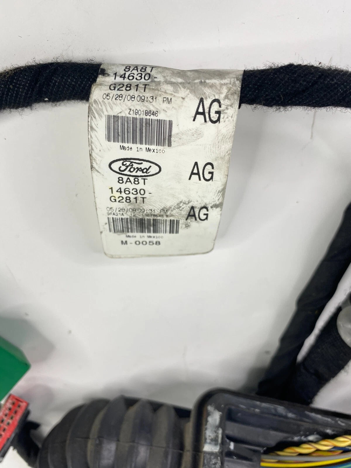 09-19 FORD FLEX FRONT RIGHT SIDE DOOR WIRING WIRE HARNESS 8A8T-14630-G281T OEM