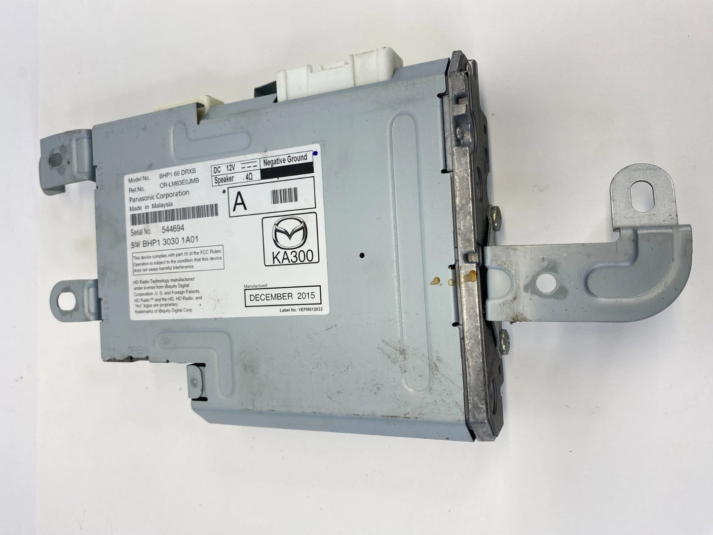 2014-2016 MAZDA 3 MAZDA3 RADIO RECEIVER CONTROL MODULE UNIT BHP1-66-DRXB OEM