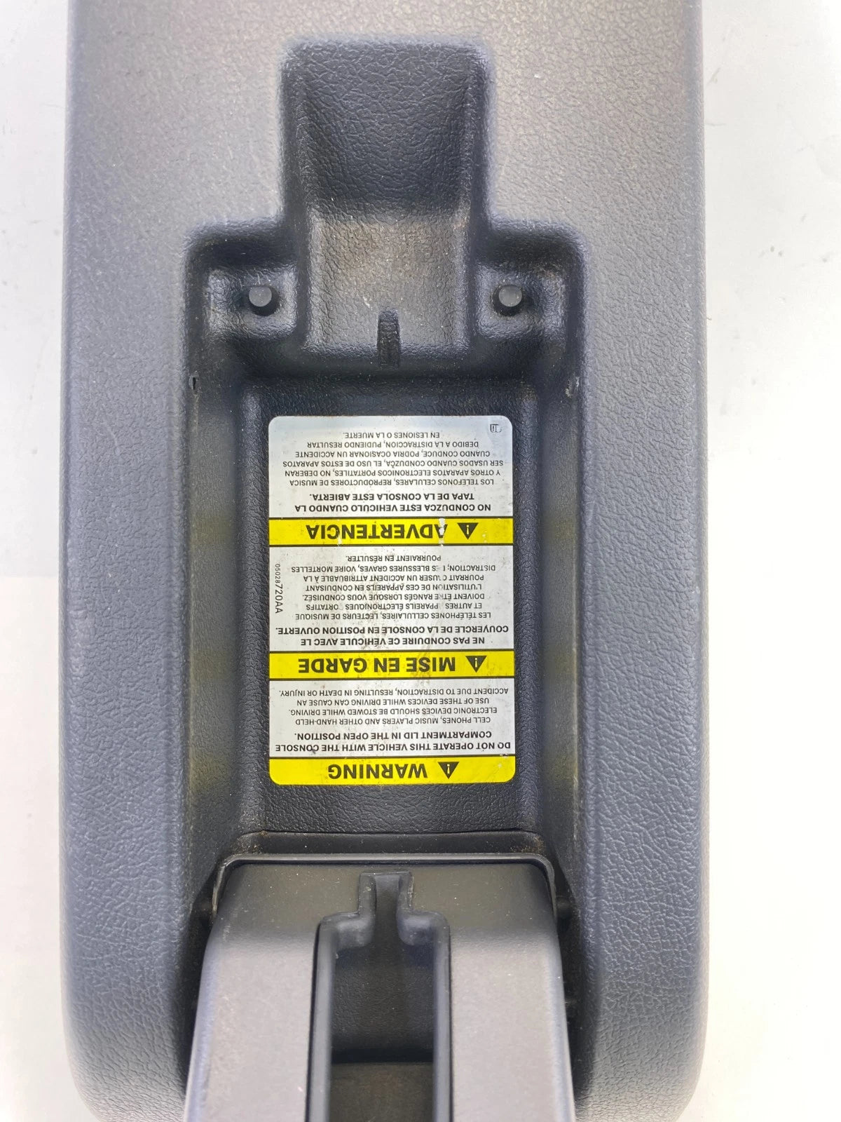 2007 2008 JEEP COMPASS CENTER CONSOLE ARMREST ARM REST STORAGE COMPARTMENT OEM