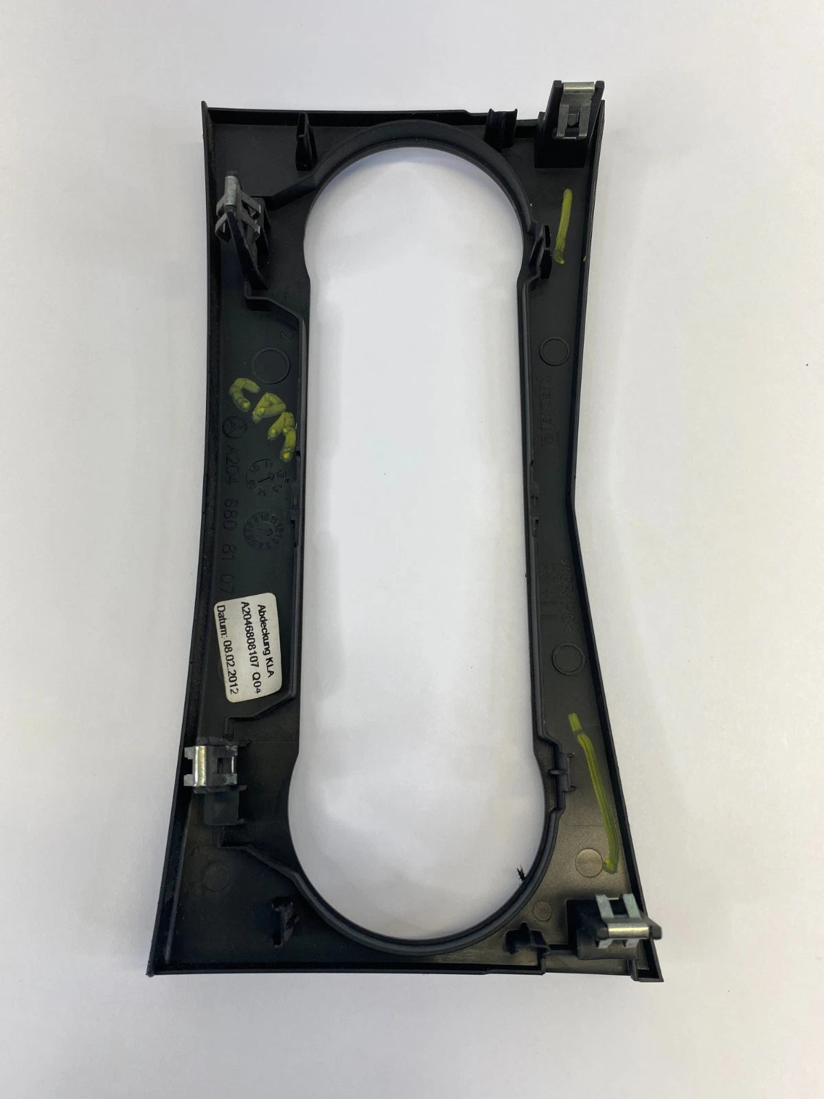 2010-2015 MERCEDES-BENZ GLK350 DASH CLIMATE CONTROL COVER TRIM BEZEL A2046808107
