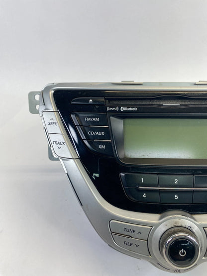 11-13 HYUNDAI ELANTRA RADIO AM/FM RECEIVER MP3 W DISPLAY SCREEN 961703X161BL OEM