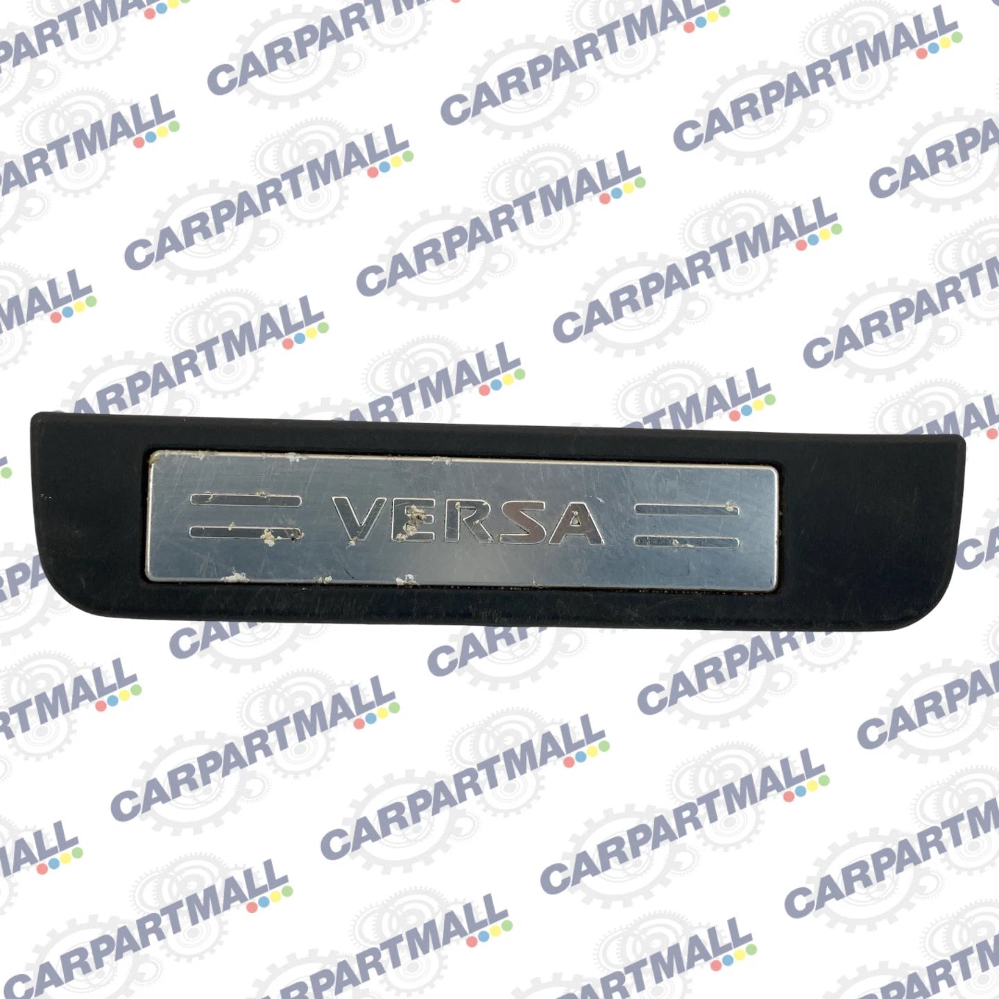 07-12 NISSAN VERSA REAR LEFT SIDE DOOR STEP KICKING SCUFF SILL PLATE 769B3-EM00A