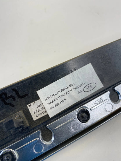 2005-2011 AUDI A6 QUATTRO REAR LEFT SIDE DOOR TRIM PANEL GARNISH 4F0867419B OEM