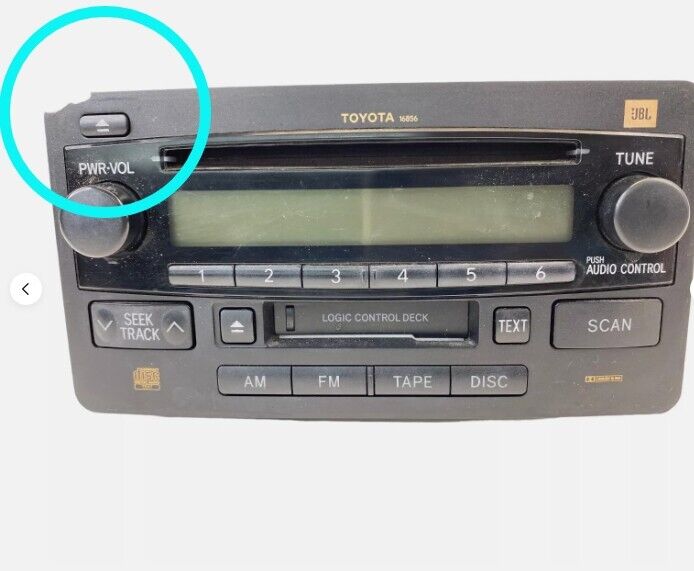 2003 2004 Toyota Sequoia Radio AM FM CD & Cassette Receiver Player 86120-0C111