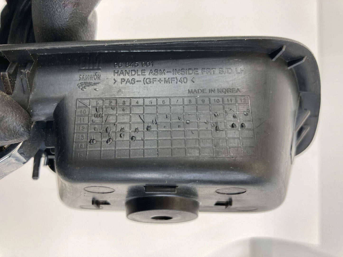 2011-2016 CHEVROLET CRUZE REAR LEFT SIDE INTERIOR INNER DOOR HANDLE 96845901 OEM