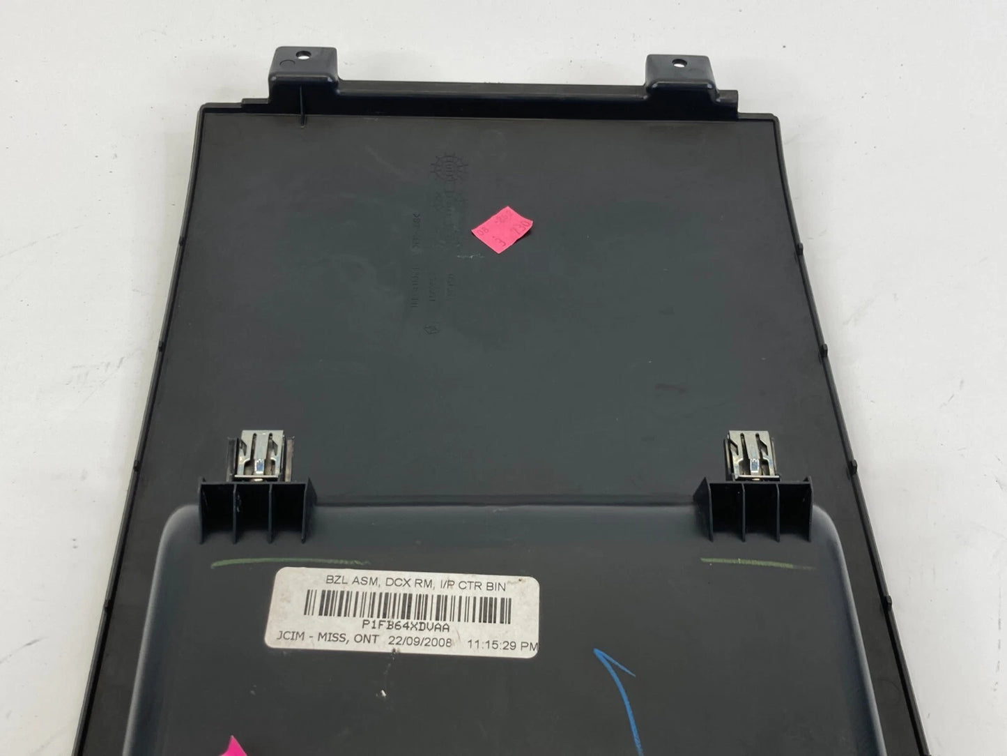 2009-2014 VOLKSWAGEN ROUTAN CENTER UPPER DASH TRAY COVER BEZEL TRIM 1FB64TRMAB
