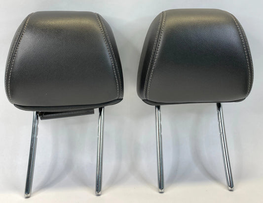 2012-2018 FORD FOCUS FRONT HEADREST BLACK LEATHER DRIVER AND PASSENGER SIDE OEM