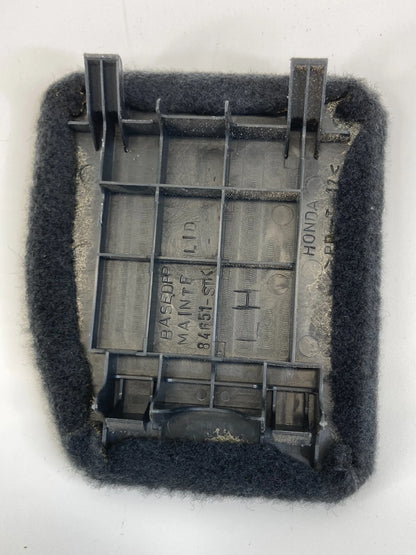 2007-2012 ACURA RDX BASE REAR CARGO LEFT CARPET ACCESS COVER LID TRIM 84651STK