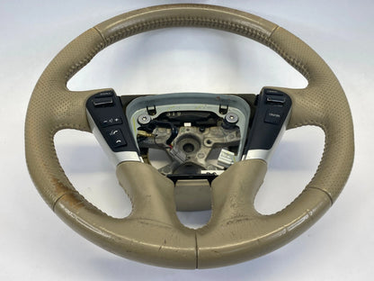 2009-2014 NISSAN MURANO STEERING WHEEL LEATHER TAN BEIGE AUDIO CRUISE SWITCH OEM