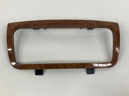08 09 BUICK ENCLAVE CENTER CONSOLE REAR TRIMPLATE TRIM BEZEL WOOD GRAIN 15924605