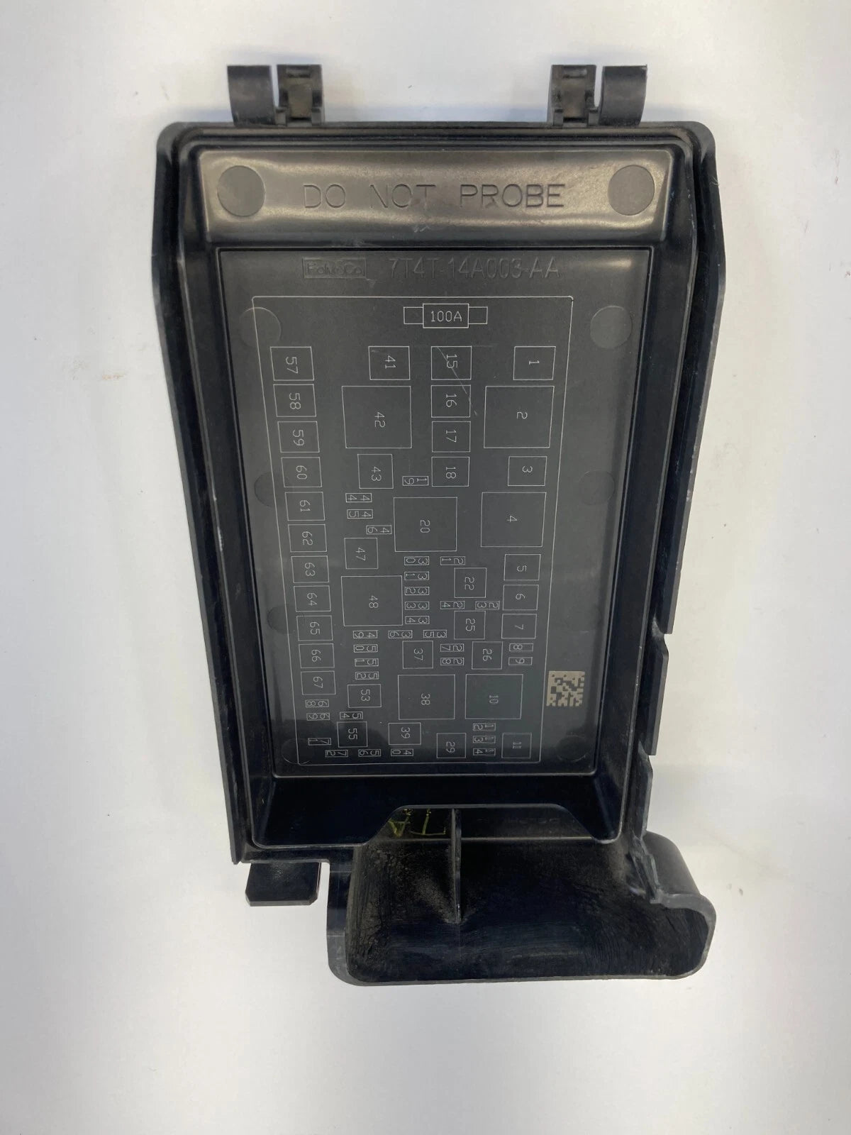 07-10 FORD EDGE LINCOLN MKX 3.5L ENGINE FUSE RELAY BOX COVER LID 7T4T-14A003-AA