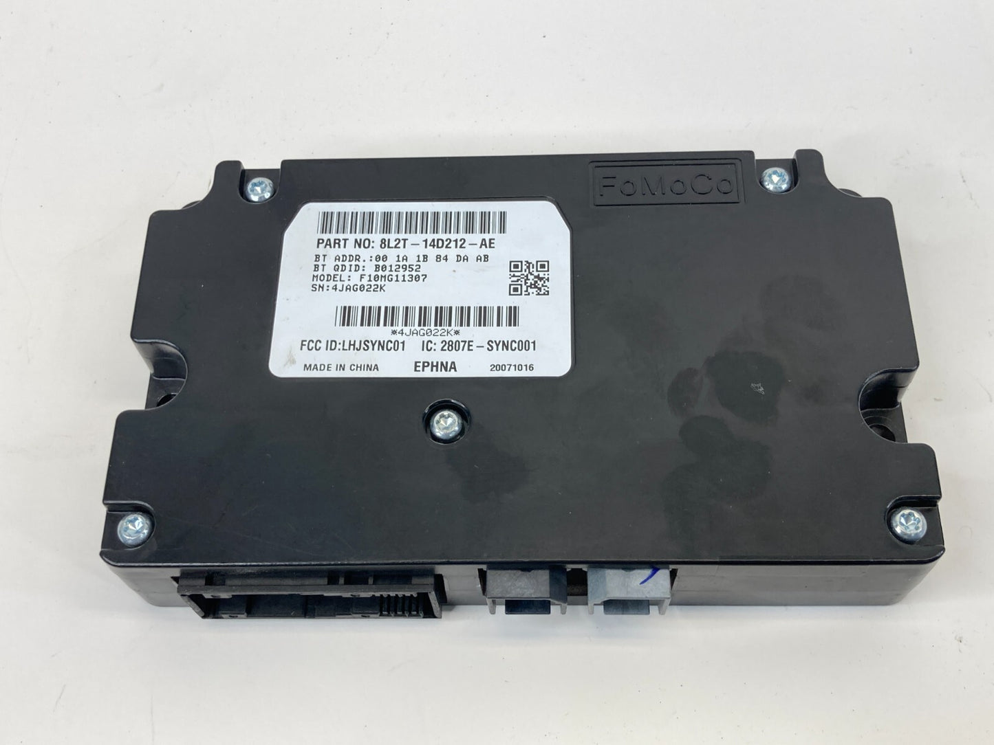 2008 Lincoln MKX Sync Communication Control Module Computer Unit 8L2T-14D212-AE