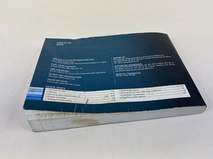 2011 11 HYUNDAI SONATA OWNERS OWNER'S MANUAL GUIDE BOOK OEM