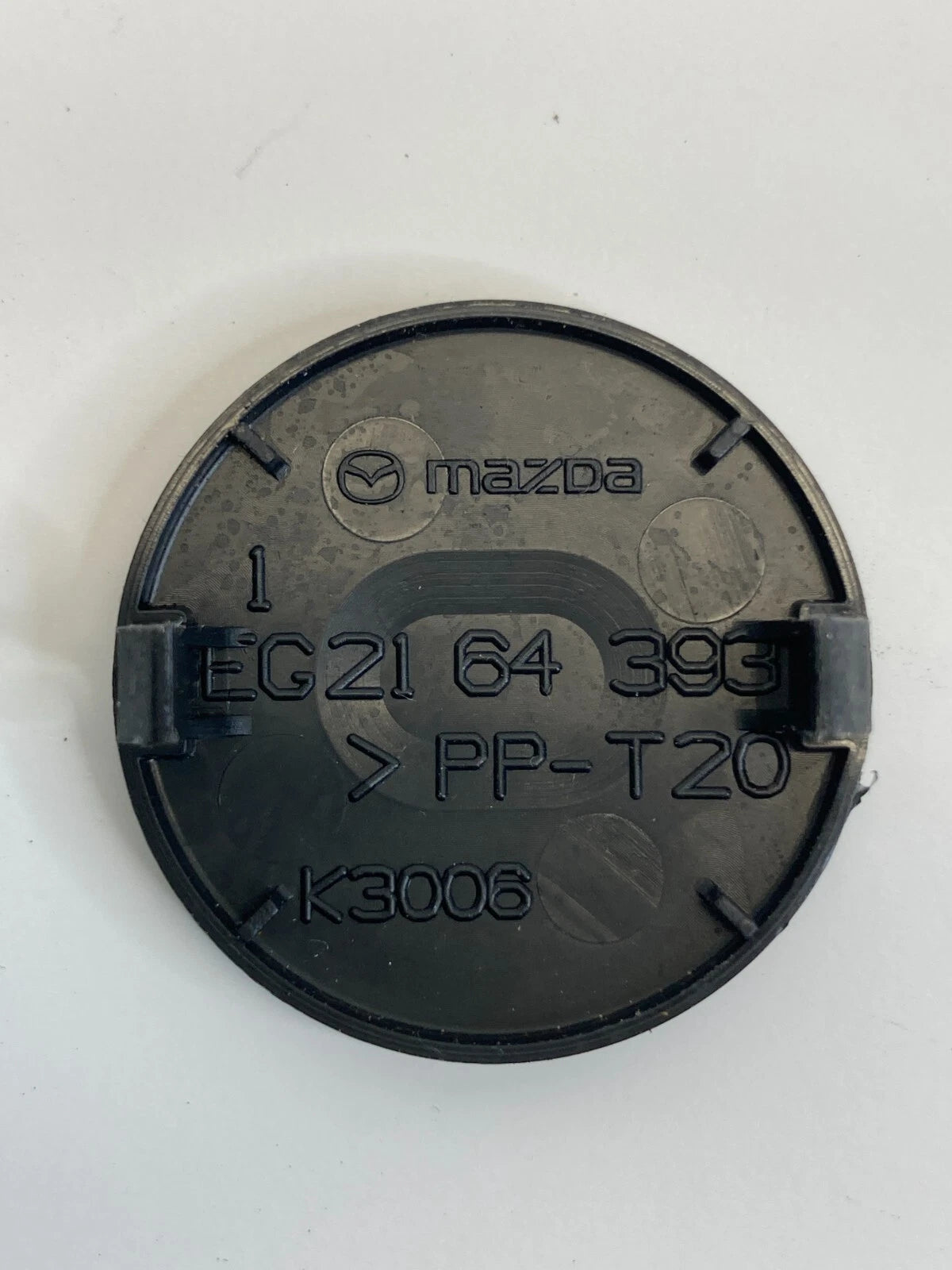2007-2012 MAZDA CX-7 CENTER CONSOLE BRACKET CAP SCREW COVER BLACK EG21-64-393