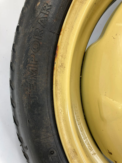 2004-2015 TOYOTA PRIUS HATCHBACK EMERGENCY SPARE TIRE WHEEL T125/70D16 OEM
