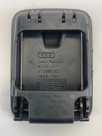 2013-2016 AUDI A4 CHILD RESTRAINT ANCHOR PLATE BEZEL HOOK COVER TRIM 8T0-887-301