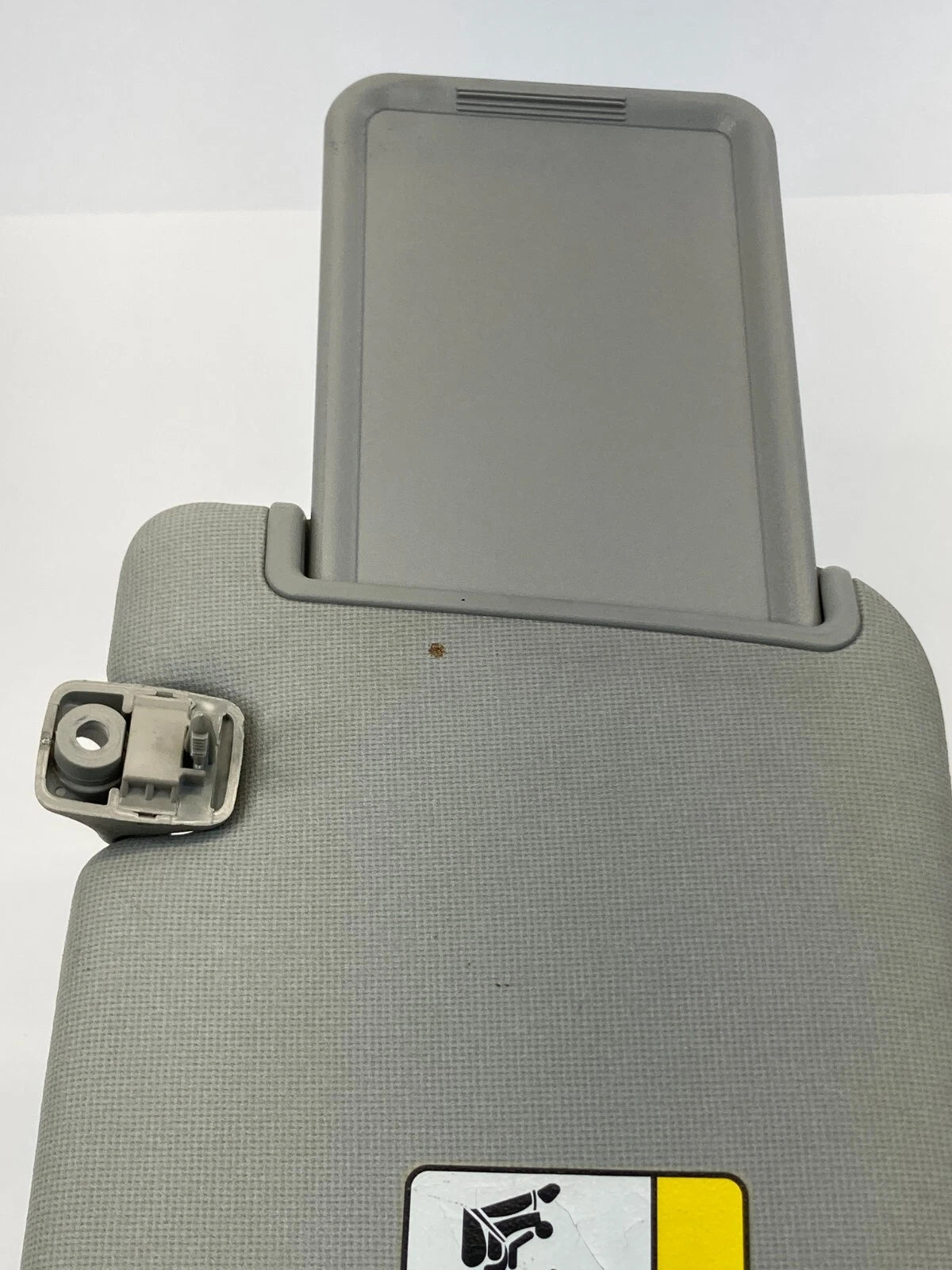 2010-2013 KIA FORTE W/O SUNROOF RIGHT PASSENGER SIDE SUNVISOR SUN VISOR GRAY OEM