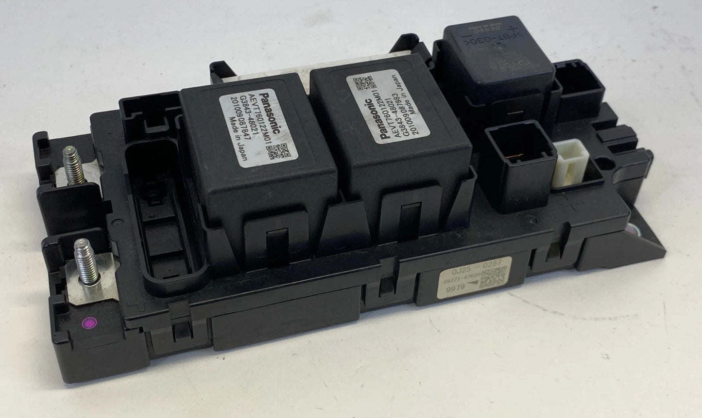 2010-2015 TOYOTA PRIUS HYBRID BATTERY RELAY JUNCTION BLOCK UNIT OEM G3843-48021
