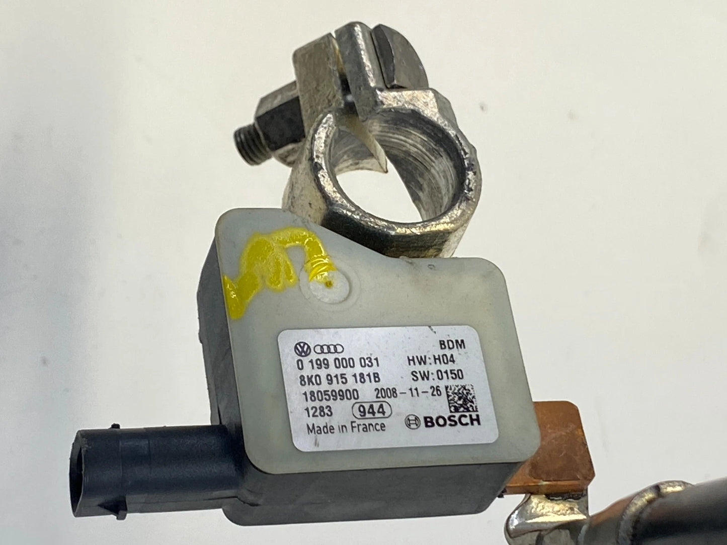 2008-2012 AUDI A5 QUATTRO BATTERY NEGATIVE TERMINAL CABLE OEM FACTORY 8K0915181B