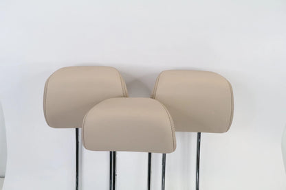 10-16 MERCEDES W212 E350 E250 REAR SEAT HEADREST HEAD REST SET 3 PIECES BEIGE