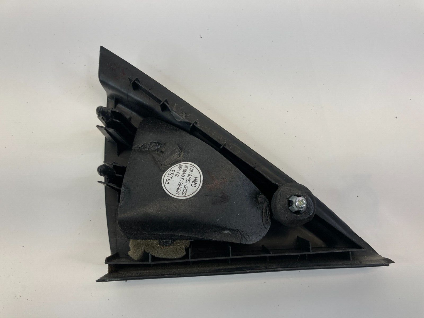 07-10 Hyundai Elantra Front Left Door Mirror Cover Corner Trim Bezel 87650-2H020