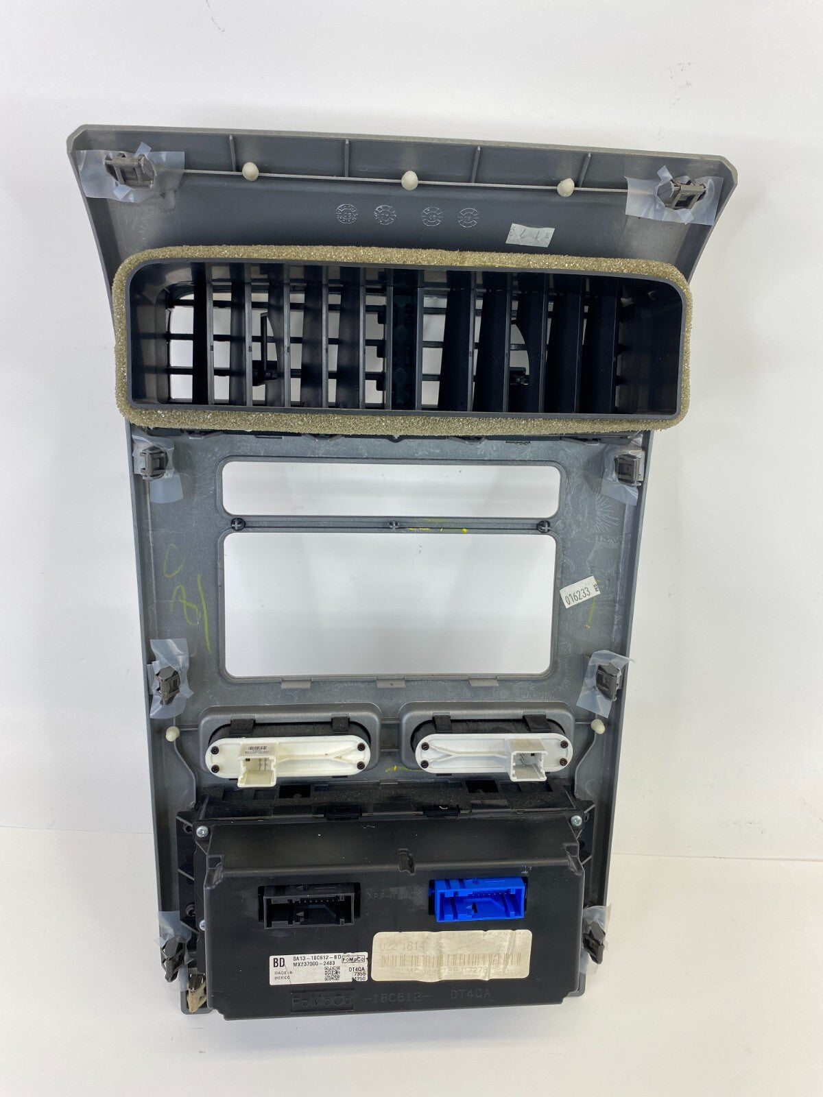 2007-2010 Lincoln MKX HVAC Heater Climate Control Radio Bezel Trim 8A13-18C612-B