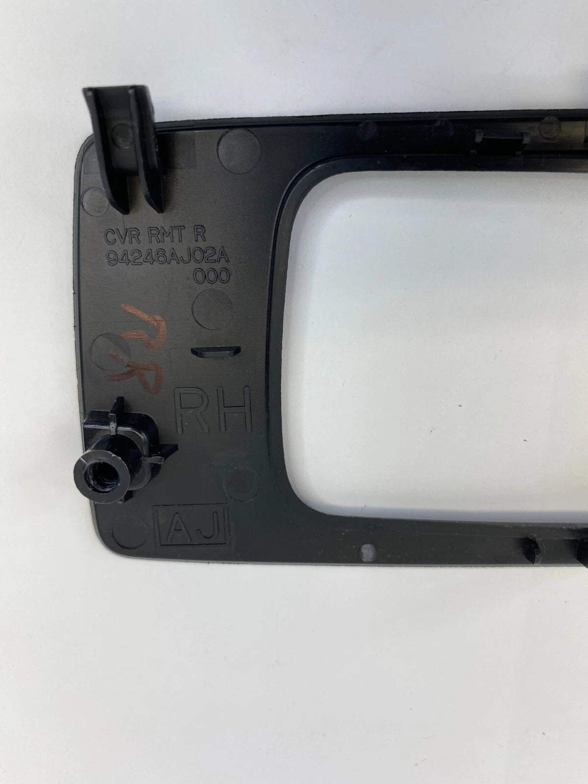 10-14 SUBARU OUTBACK REAR RIGHT SIDE INTERIOR DOOR HANDLE BEZEL 94246AJ02A OEM