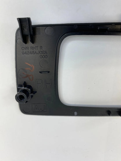 10-14 SUBARU OUTBACK REAR RIGHT SIDE INTERIOR DOOR HANDLE BEZEL 94246AJ02A OEM