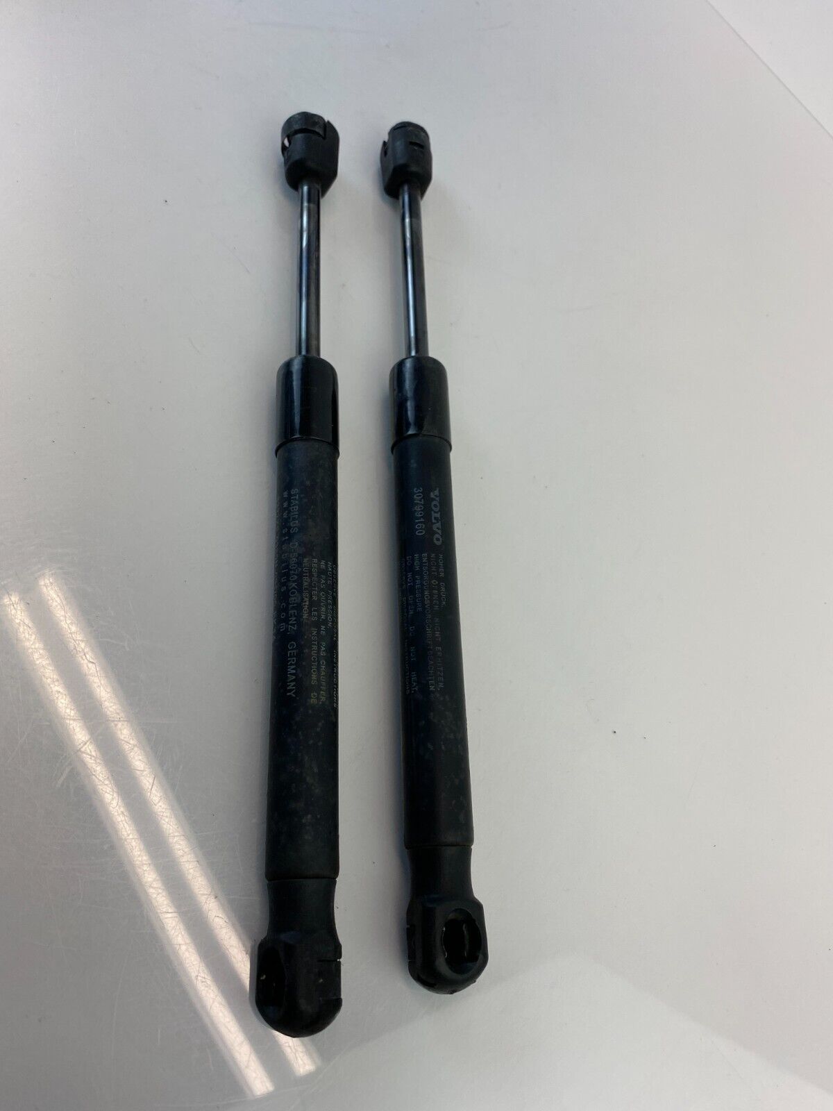 2001-2009 Volvo S60 Rear Trunk Liftgate Support Shock Strut Set Pair 30799160