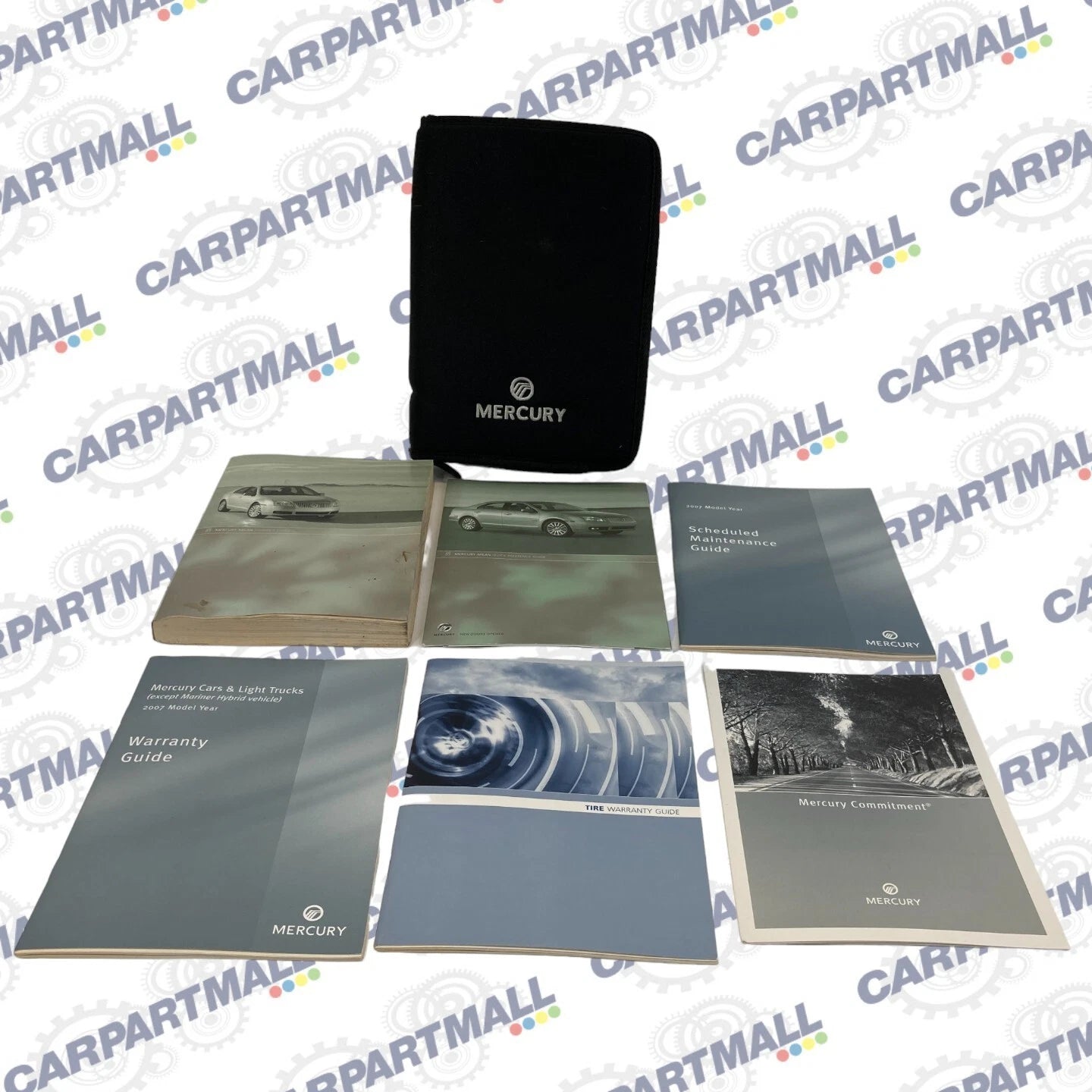 2007 MERCURY MILAN OWNERS MANUAL QUICK REFERENCE GUIDE WARRANTY SET W/ CASE OEM