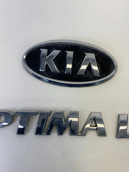 2001-2006 KIA OPTIMA SEDAN REAR TRUNK LID EMBLEM LOGO BADGE CHROME SET OEM