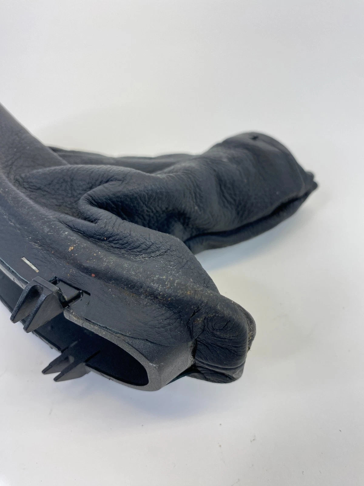 06 07 BMW 530XI EMERGENCY PARKING BRAKE BOOT HANDLE COVER LEATHER 34427034091